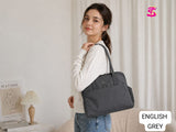 Nylon Rainy Hand bag in English Grey color for women-GUP001EG