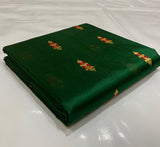 Mukta , Green Pure Chanderi Silk Saree for women -ANSA001CS