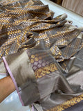 Amala , Designer Pure Chanderi Silk Saree for women -ANSA001CS