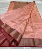 Sumangali , Beautiful Chanderi Silk Tissue Saree for women -ANSA001NT