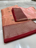 Sumangali , Beautiful Chanderi Silk Tissue Saree for women -ANSA001NT