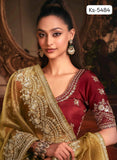 Designer Fancy Saree with Embroidery work Blouse for women - RG001DSB
