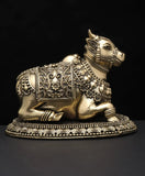 Brass Nandi Statue in Brass -HOH001BN