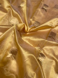 South Indian Celebrity Rashmika Mandana Inspired Pure Chanderi Silk Saree for women -ANSA001CS