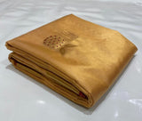 South Indian Celebrity Rashmika Mandana Inspired Pure Chanderi Silk Saree for women -ANSA001CS
