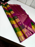 Vyjayanthi , Kanchipuram Pure Silk Handloom sarees with 2gram jari exclusive Bridal  Pattern-PRS001KS