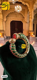 Raj Mahima , Elegant Royal Designs Inspired  Kundan Openable Kada for women -JAY001RK