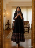 Beautiful cotton designer embroidered printed anarkali three pcs set perfect for all occasion-RG001KS