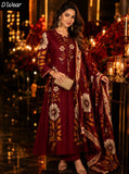 D'Wear(Design Your Style) Beautiful Ready to Wear Dupatta set in Aline pattern-RG001DK