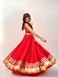 Albela , Fully stitched Beautiful Red Georgette Lehenga Choli for Navratry 2026-SOC001RL