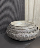 Set of 3 , German Silver Intricate Carving Urli Combo for Decorating Your Home and Office This Diwali 2026-ANUB001GSU