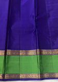 SHOBANA , KANCHIPURAM HANDLOOM  SILK SAREE WITH RICH PALLU AND  BLOUSE -SACHI001BGY