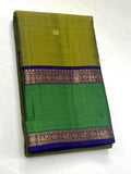 SHOBANA , KANCHIPURAM HANDLOOM  SILK SAREE WITH RICH PALLU AND  BLOUSE -SACHI001BGY