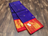 Sunanada , Kanjivaram Silk Saree with Rich Pallu and Blouse for women -SACHI001KSB