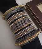 Rukmini , Dual Tone Finish Bangle Set for women -MUSKAN001DT