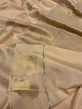 Annapakshi Design Golden Beige Pure Mysore Silk Saree for women -SACHI001MS
