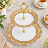 Light weight 2 Layer Cake stand for Displaying at Parties-CP001PD