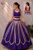 Jhankar ,Violet  Stunning lehenga choli set, crafted for Navratri 2026-FOF001LV