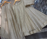Golden Beauty , Pure Banarsi Crush Tissue Lehenga with same Matching Blouse and Dupatta - RG001TL