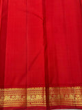 Anuradha, Green Checked Pattern Kanjivaram Silk Saree with Red Borders and Pallu -PRS001CKS