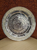 German Silver Beautiful 10 inch Diameter  Lakshmi plate for Puja purpose this Diwali 2026-DEEP001LPS