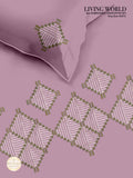 Living World  by Shivaura 8 PC 400TC Pure Cotton Embroidery Comforter Set - RISH001LWC