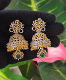 Poornima , Gold Plated 925 Silver 7 styles in one Earrings  Set  -IND001SS
