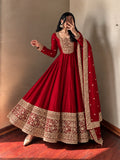 ZC-Series New Designer Party Gown Pant &amp; Dupatta Set for women -FOF001GB