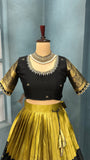 Padmini , Kanjivaram and Tissue Silk Combination Half Saree / Lehenga Choli / Dawani for Women -TREND001HS
