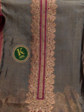 KPS Beautiful Designer Gadchola Silk Salwar Suit Material for women -SPARK001M