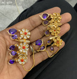 Shanaya , Designer Matte Gold Finish Earcuff Earrings for women -SHAKI001ERA
