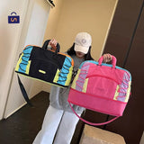 Trending Vibrant ultra spacious Expandable Travel & Gym Bag for Women -GUP001EBC
