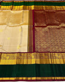 Sukanya , Designer Kanchipuram Pure Silk Handloom Saree with 2G Zari- SACHI001KS
