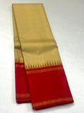 Padma Priya Traditional Sandal and Red Combination Kanjeevaram Silk Saree for women -SACHI001SW