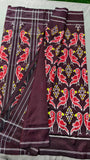 Narmada , Exclusive Pochampally twill ikkat silk saree for women -POCHA001SE