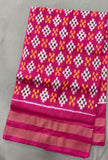 Rajmallika , Exclusive Pochampally twill ikkat silk saree for women -POCHA001SB