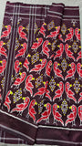 Narmada , Exclusive Pochampally twill ikkat silk saree for women -POCHA001SE