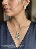 Maneesha , Designer Delicate Pendant Set with Chain -LUCK001PSB