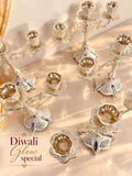 Set of 10 , Silver Plated Candelabras for Gifting this Diwali 2026 - VI001CB
