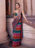 Beautiful Shilpa Shetty inspired  Bollywood Block Buster Design Sequins Saree for women -FOF001BR