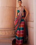 Beautiful Shilpa Shetty inspired  Bollywood Block Buster Design Sequins Saree for women -FOF001BR