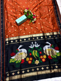 Exclusive New Festival Season 2026 Special Swan Munia Paithani Soft Silk Saree for women -MADHU001SSC