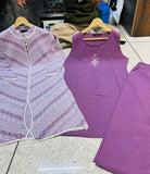 New Launched 3 Pcs Woolen Shrug Set -JAI001SSA