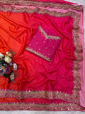 Diwali 2026 Special , Bollywood Celebrity Kajol Inspired Celebrity style designer saree for women -ZEE001PS
