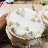 VALLEY OF FLOWERS,  PAIR OF 2  LAMASA CLAY  ART TUMBLERS/CUTE COOKIE JARS  -CLASST001W