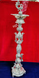 PAIR OF 2 , ANTIQUE FINISH GERMAN SILVER LIMITED EDITION LAMPS- SNSLOO1