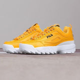 YELLOW FASHION SNEKAERS/CASUAL RUNNING SHOES FOR WOMEN-AIWPPPCSW001Y