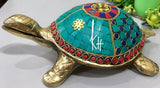 GIANT STONE WORK TORTOISE IN BRASS-SKDTB001