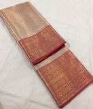 ALAKANANDA, WEDDING SPECIAL CHANDERI HAND WEAVE BROCADE SAREE FOR WOMEN-SABSW001