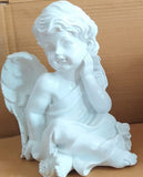 ANGELS FROM HEAVEN, , PAIR OF 2 CUTE WHITE ANGELS-RKANG001